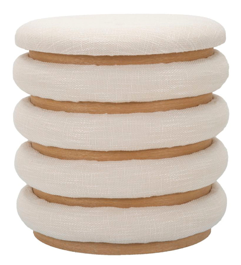 Mauro Ferretti Pouf Damasco Line Ø 40 x 42 cm