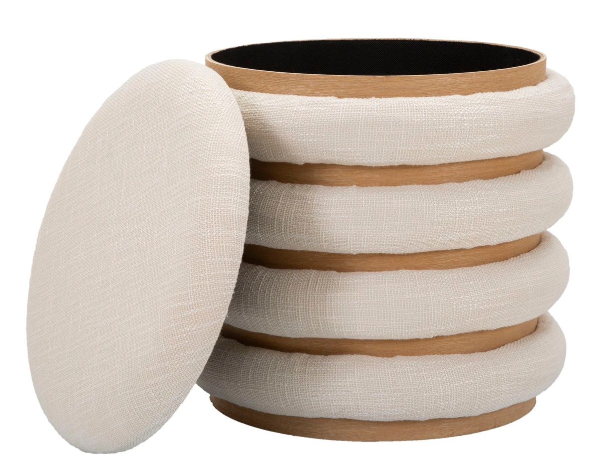 Mauro Ferretti Pouf Damasco Line Ø 40 x 42 cm