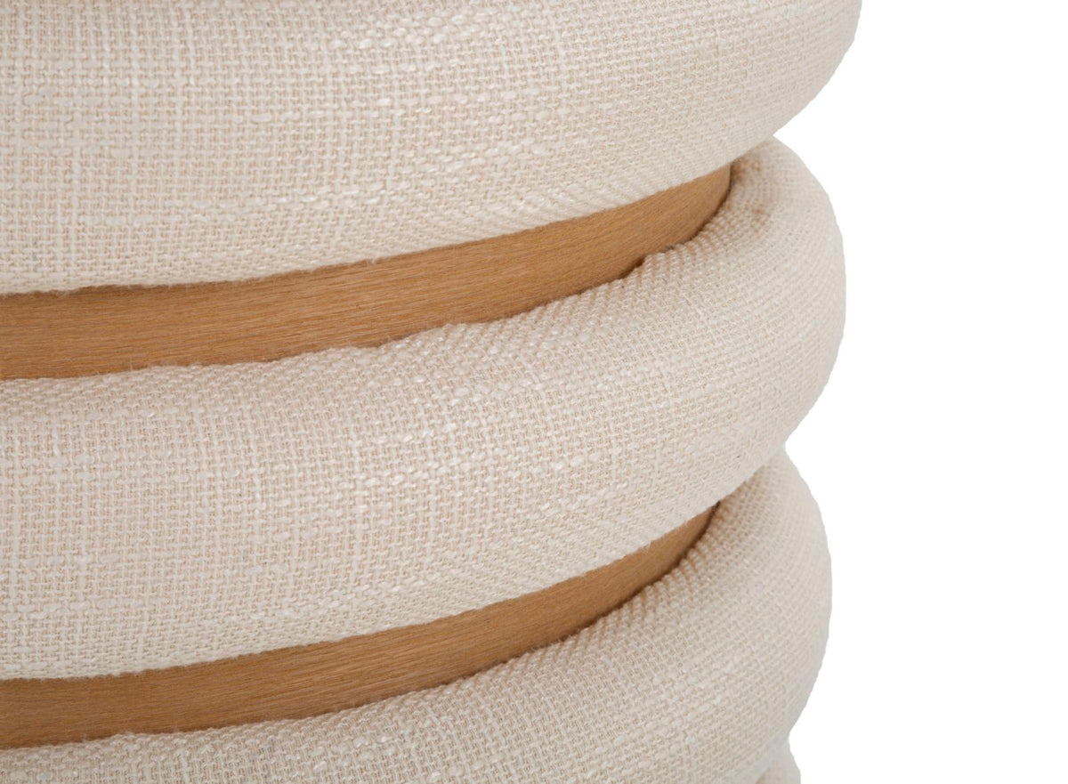 Mauro Ferretti Pouf Damasco Line Ø 40 x 42 cm