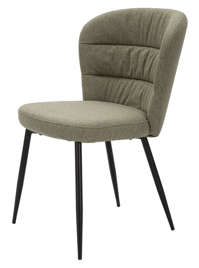 Mauro Ferretti Sedia Losanna Verde Set 2 pz 58 x 60,5 x 85 cm