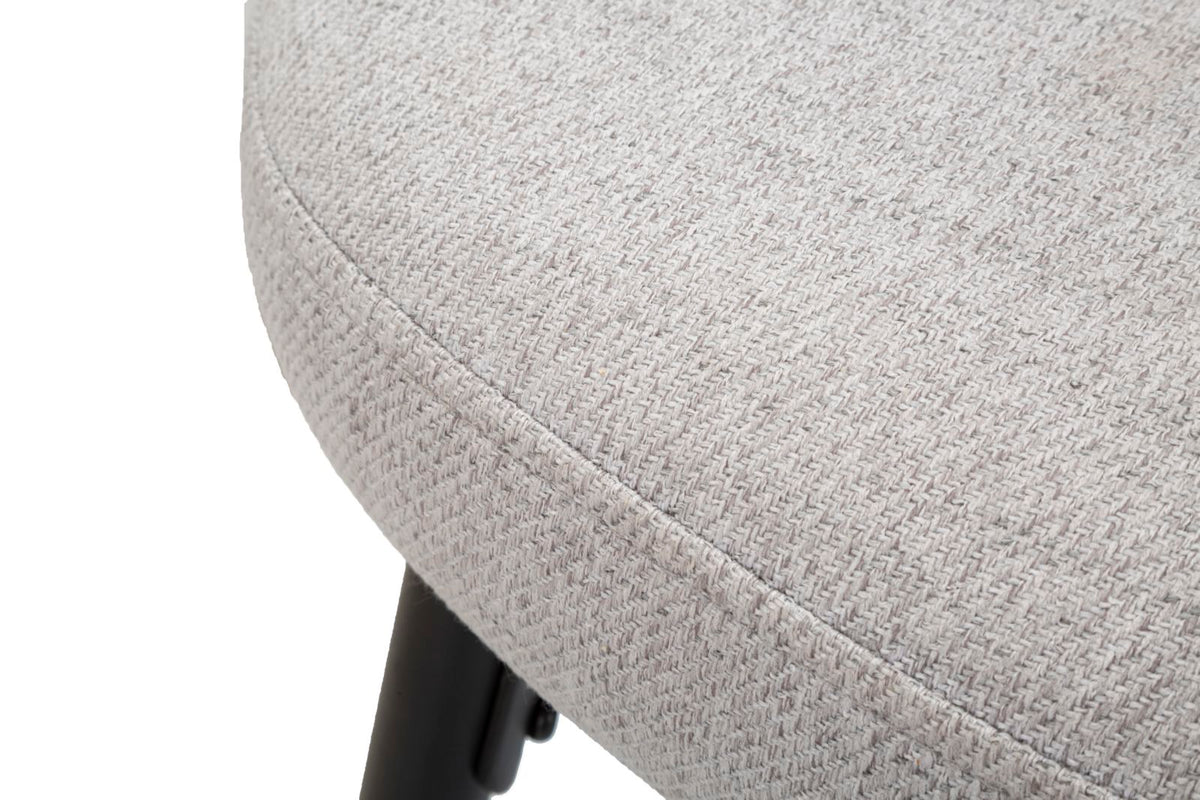 Mauro Ferretti Sgabello Bar Losanna Grigio Set 2 pz 52 x 59 x 108 cm
