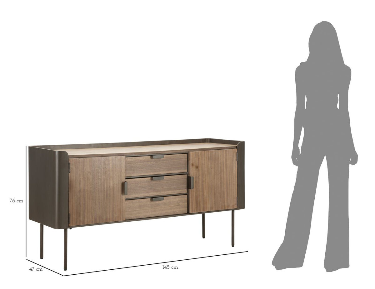 Mauro Ferretti Mobile Toronto 145 x 47 x 76 cm