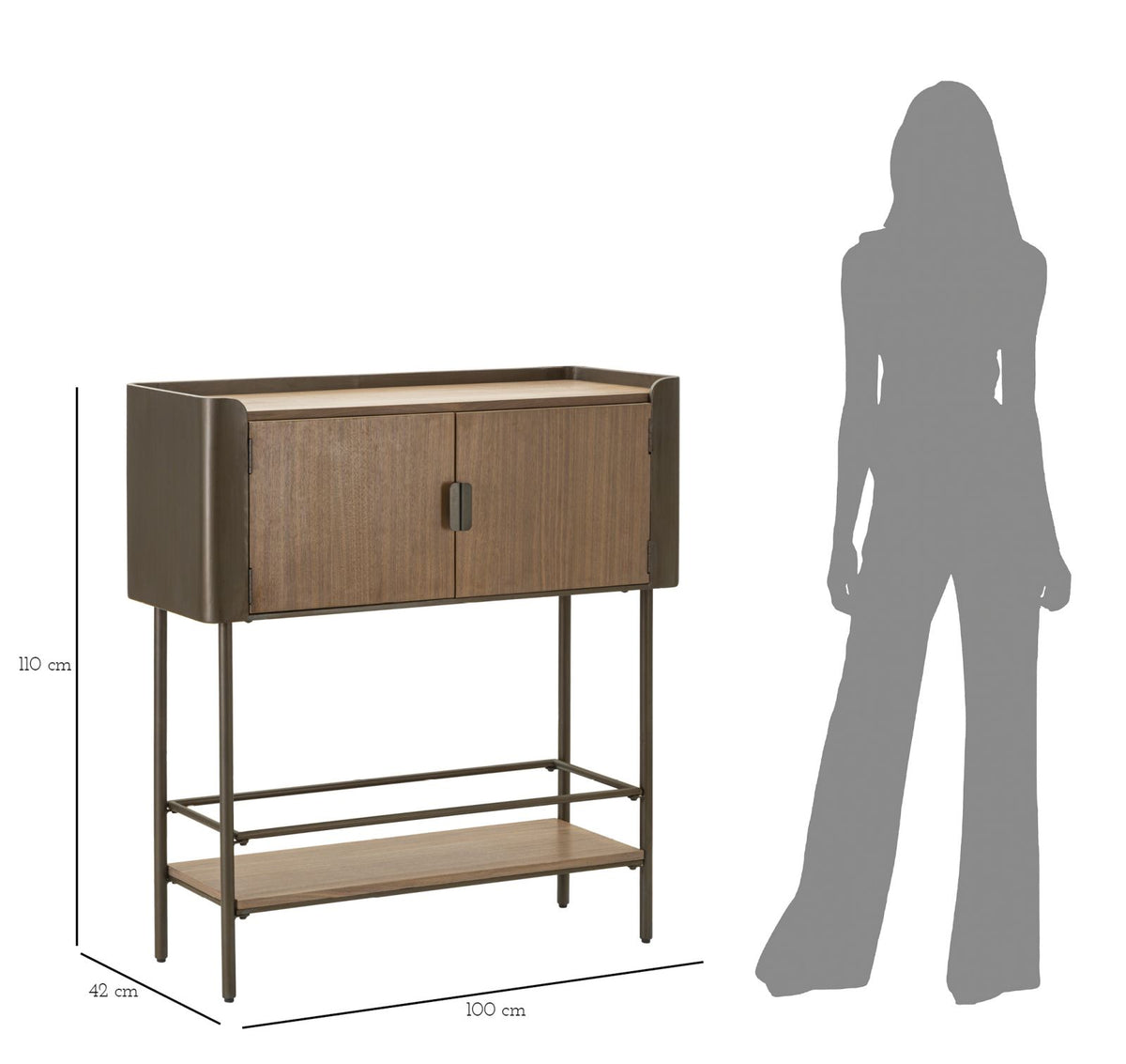 Mobiletto toronto cm 100x42x110
