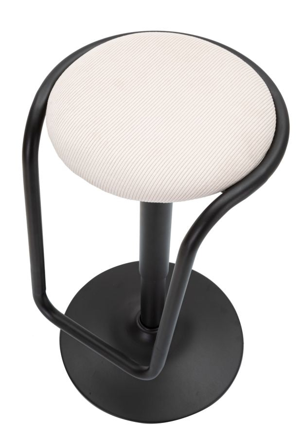 Mauro Ferretti Sgabello Bar Destiny Bianco Ø 41 x 61-83 cm