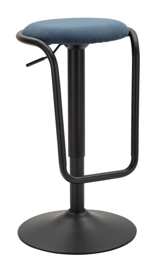 Mauro Ferretti Sgabello Bar Destiny Navy Ø 41 x 61-83 cm