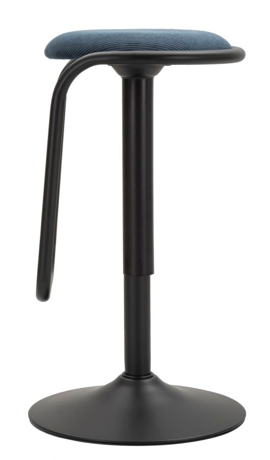 Mauro Ferretti Sgabello Bar Destiny Navy Ø 41 x 61-83 cm