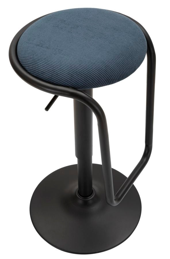 Mauro Ferretti Sgabello Bar Destiny Navy Ø 41 x 61-83 cm