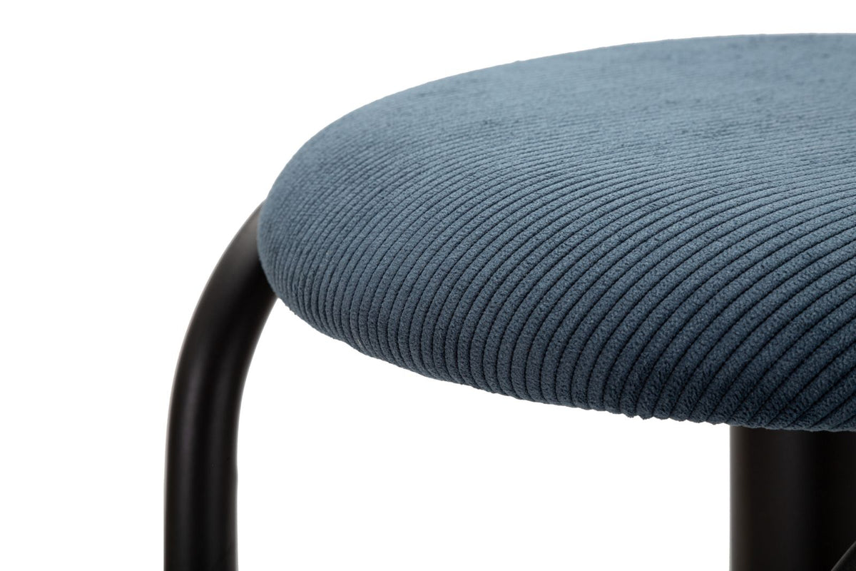 Mauro Ferretti Sgabello Bar Destiny Navy Ø 41 x 61-83 cm