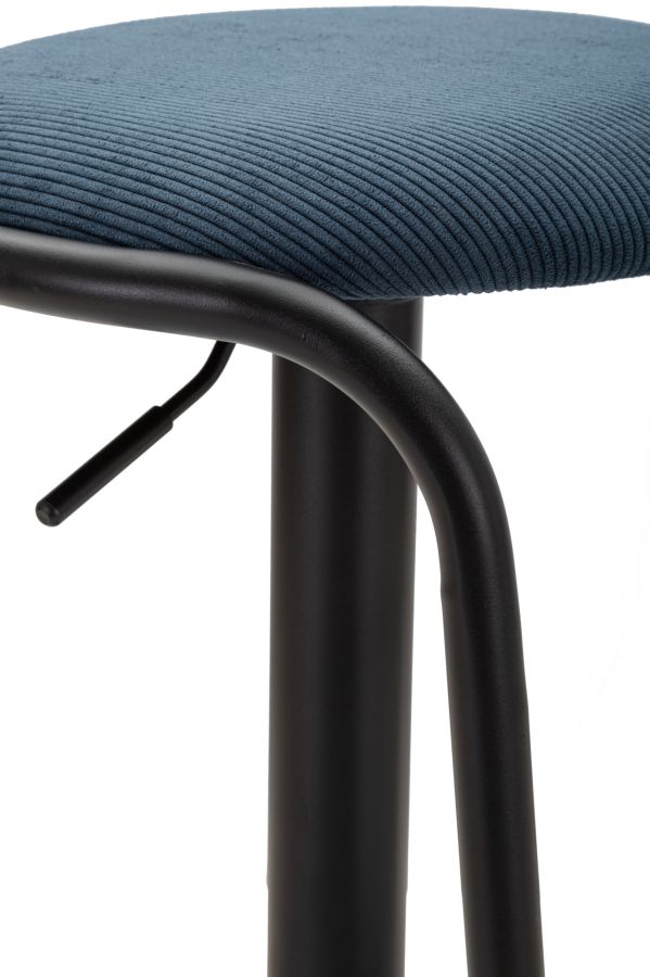 Mauro Ferretti Sgabello Bar Destiny Navy Ø 41 x 61-83 cm