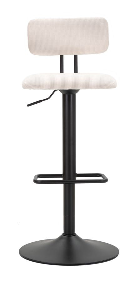 Mauro Ferretti Sgabello Bar Light Bianco 41 x 47,5 x 85-106,5 cm (seduta 61-83) Set 2 pz