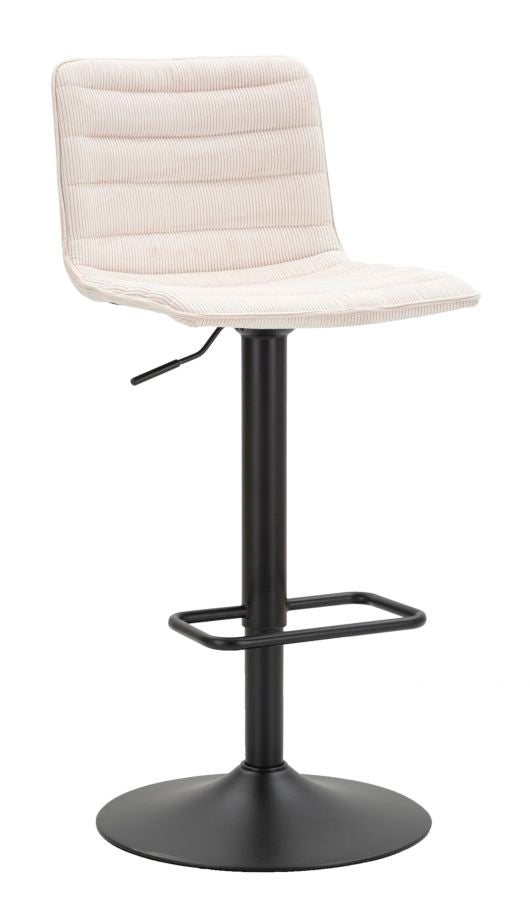Mauro Ferretti Sgabello Bar High Bianco 43 x 49,5 x 85,5-107 cm (seduta 61-82,5) Set 2 pz