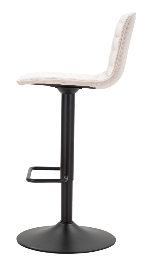 Mauro Ferretti Sgabello Bar High Bianco 43 x 49,5 x 85,5-107 cm (seduta 61-82,5) Set 2 pz