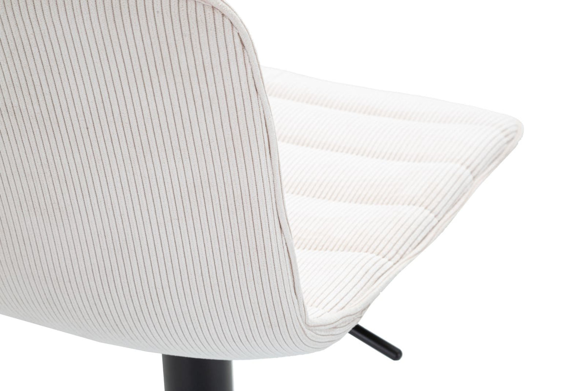 Mauro Ferretti Sgabello Bar High Bianco 43 x 49,5 x 85,5-107 cm (seduta 61-82,5) Set 2 pz