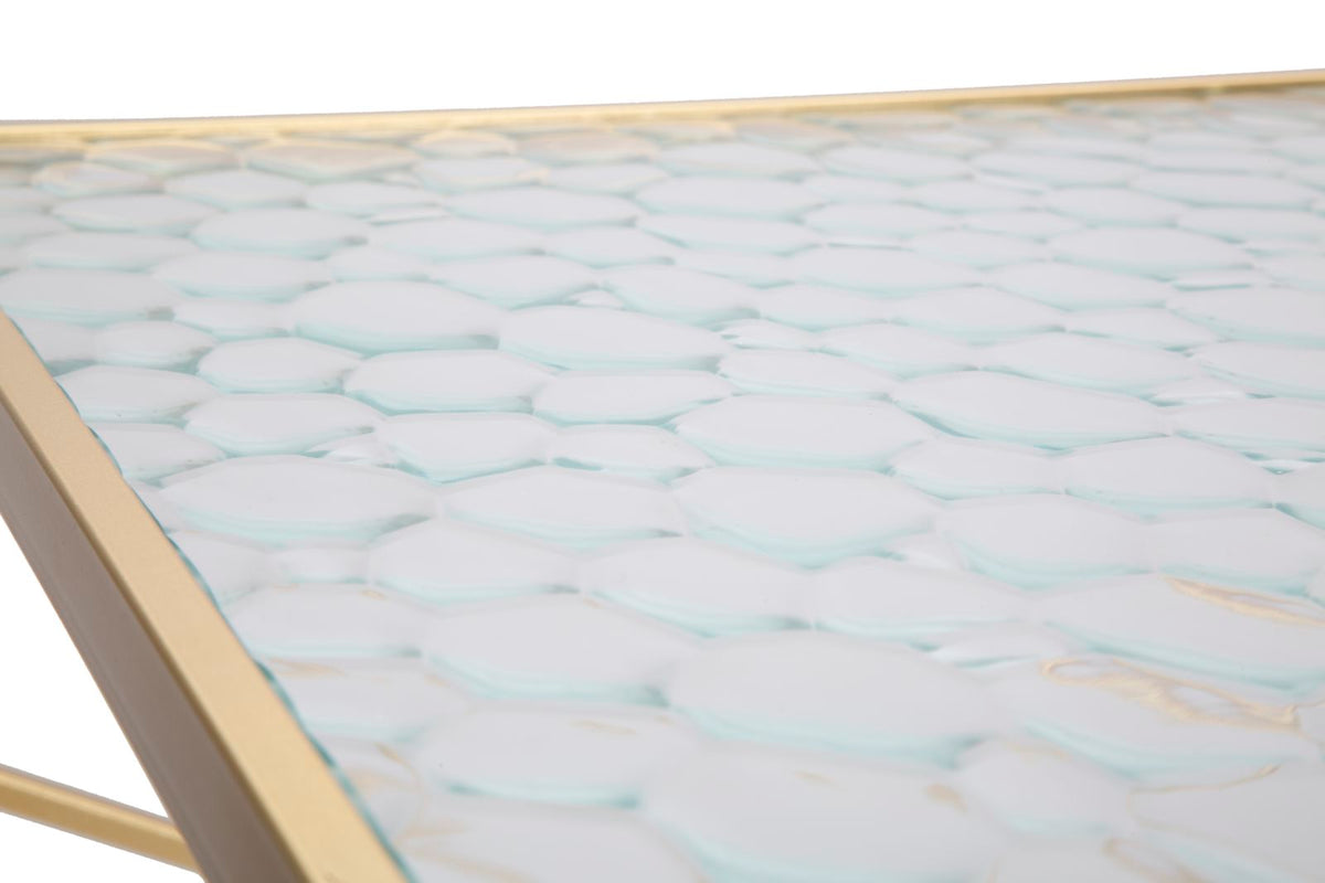 Mauro Ferretti Portatelefono Glassy Coppia 50 x 50 x 100-40 x 40 x 80 cm