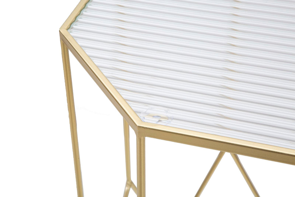 Mauro Ferretti Portatelefono New Glass Coppia 50 x 46 x 100-40 x 37 x 80 cm
