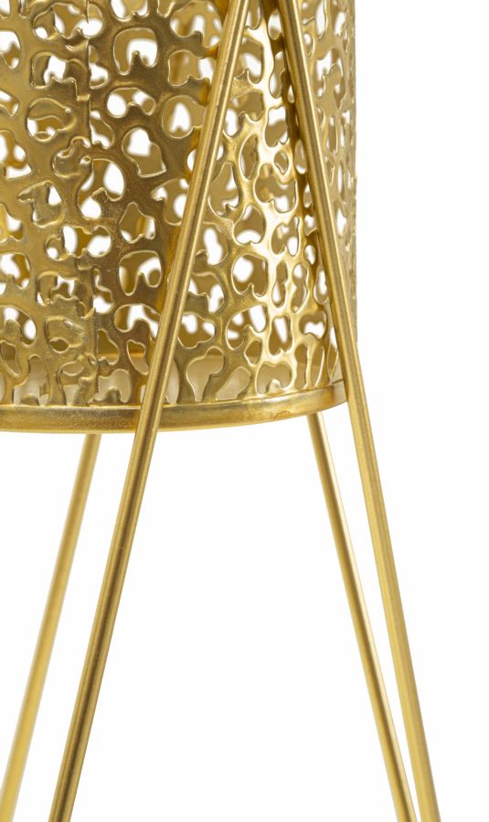 Mauro Ferretti Portavasi Glod Coppia 21 x 20 x 46-18 x 18 x 32 cm