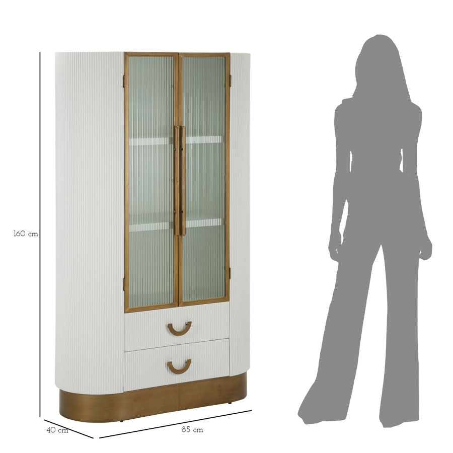 Vetrinetta tolosa cm 85x40x160