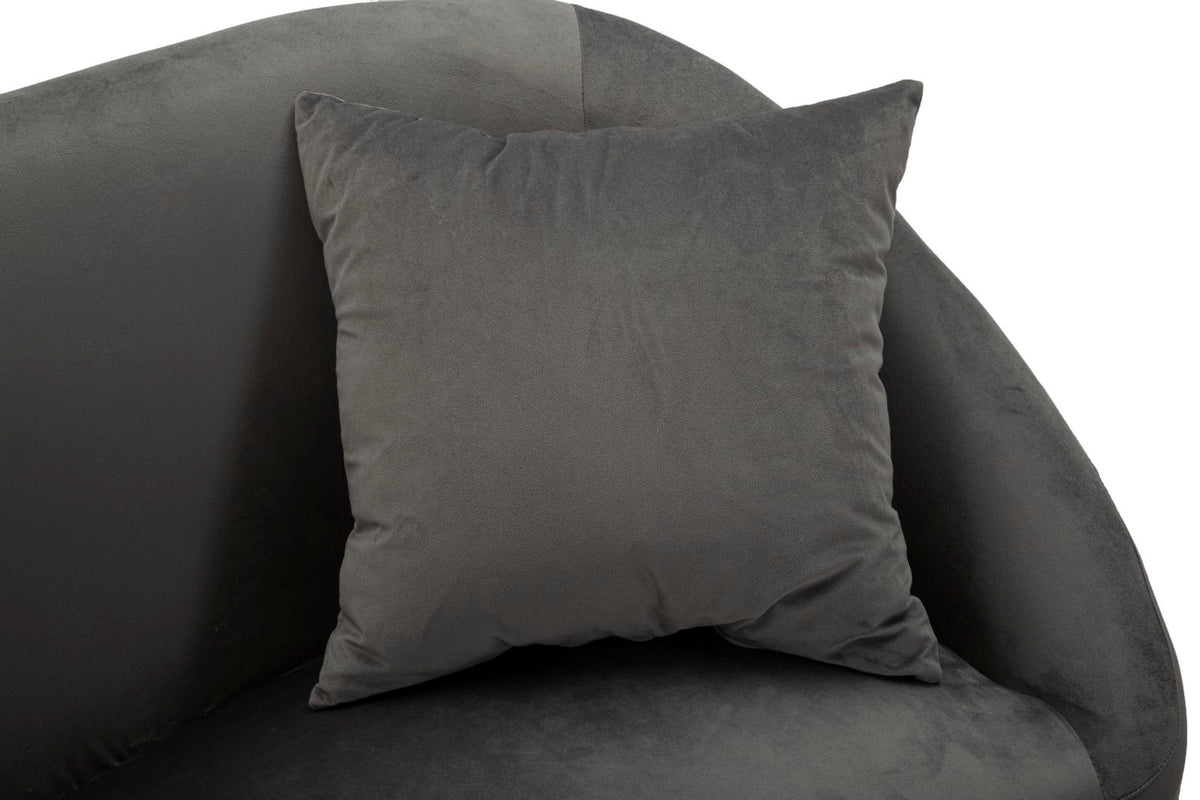 Divanetto silvery c/cuscini cm 137x69x79