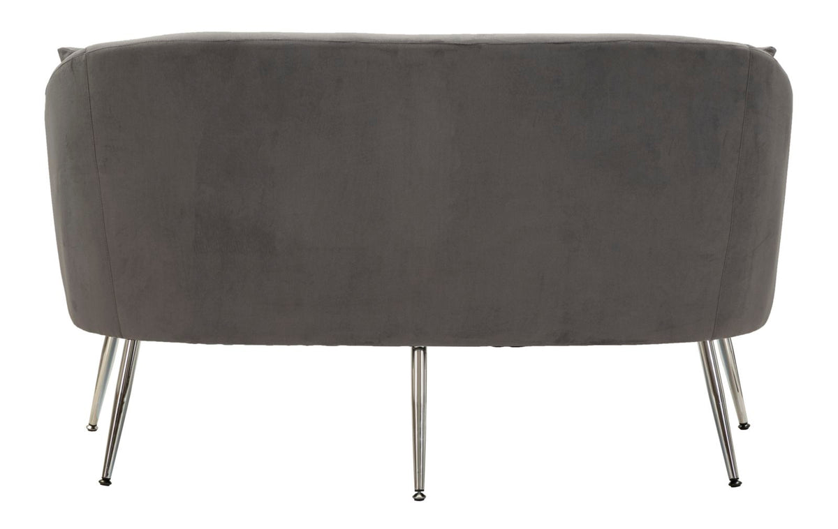 Divanetto silvery c/cuscini cm 137x69x79