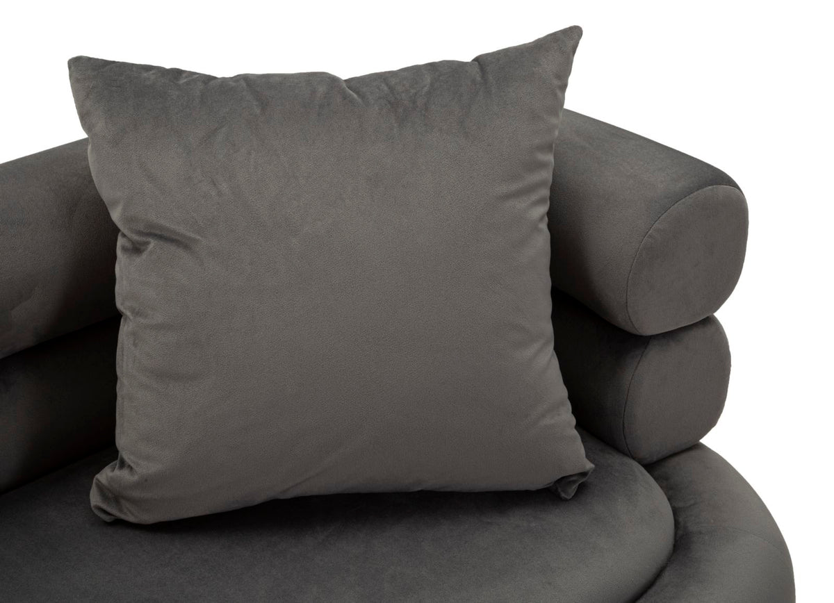 Divanetto silvery plus c/cuscini cm 133x68x69