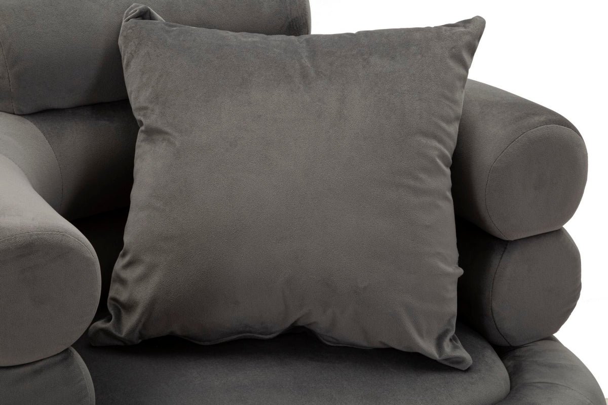 Poltrona silvery plus c/cusino cm 78x68x85
