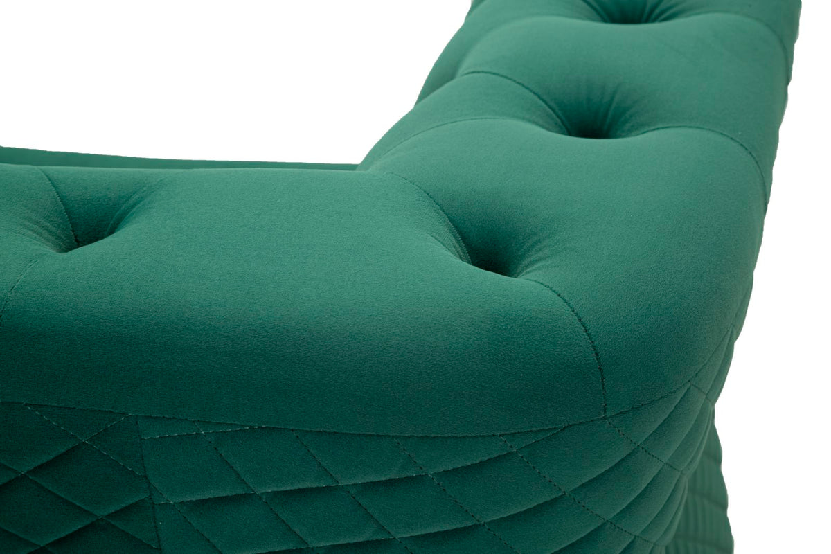 Poltrona emy verde c/cuscino cm 104x83x76