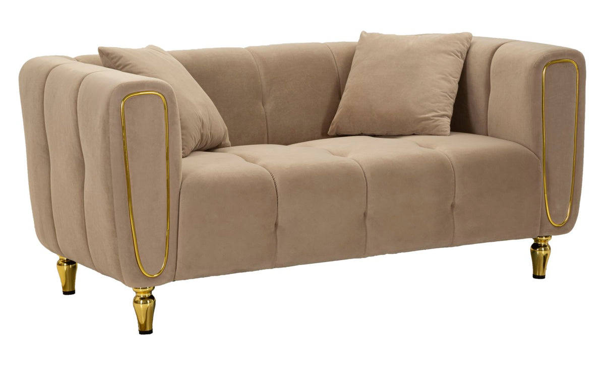 Divano alma grigio c/cuscini cm 155x81x71