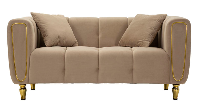 Divano alma grigio c/cuscini cm 155x81x71