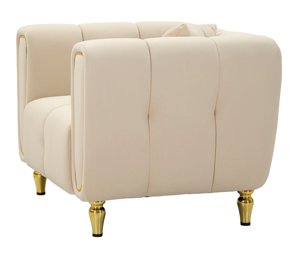 Poltrona alma crema c/cuscino cm 97x81x71