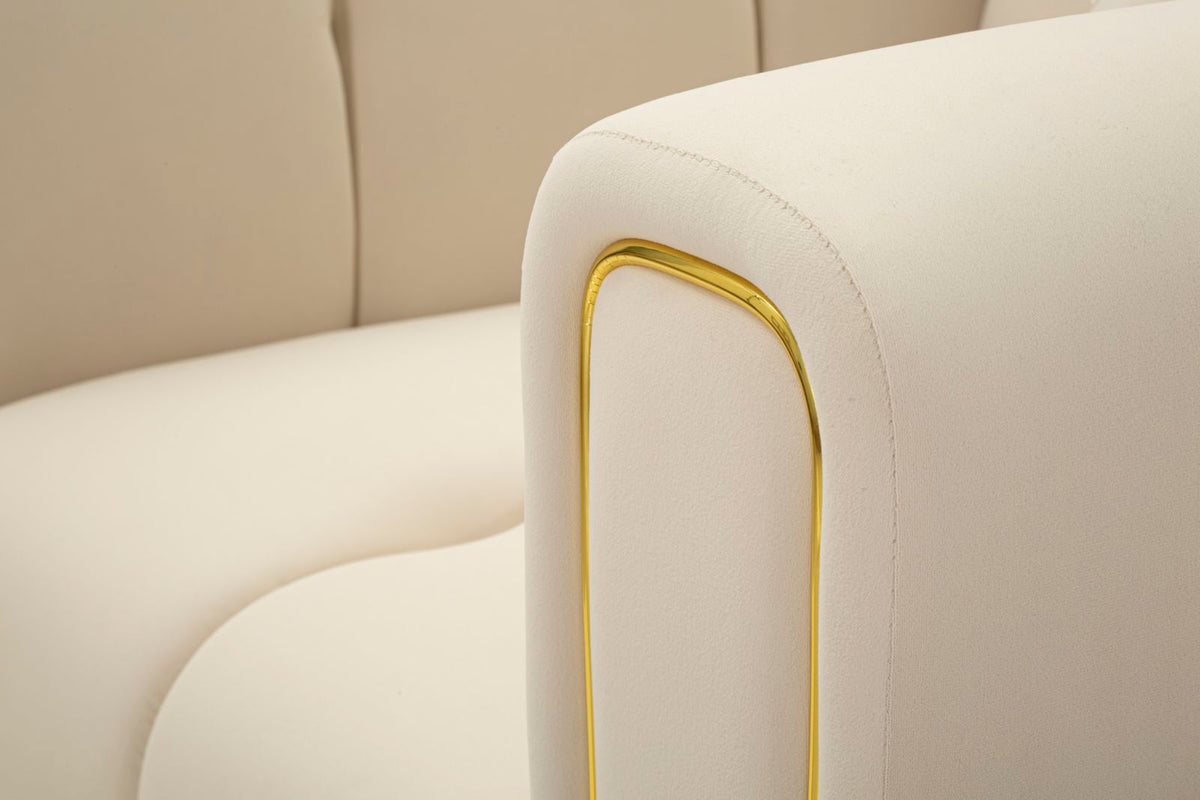 Poltrona alma crema c/cuscino cm 97x81x71