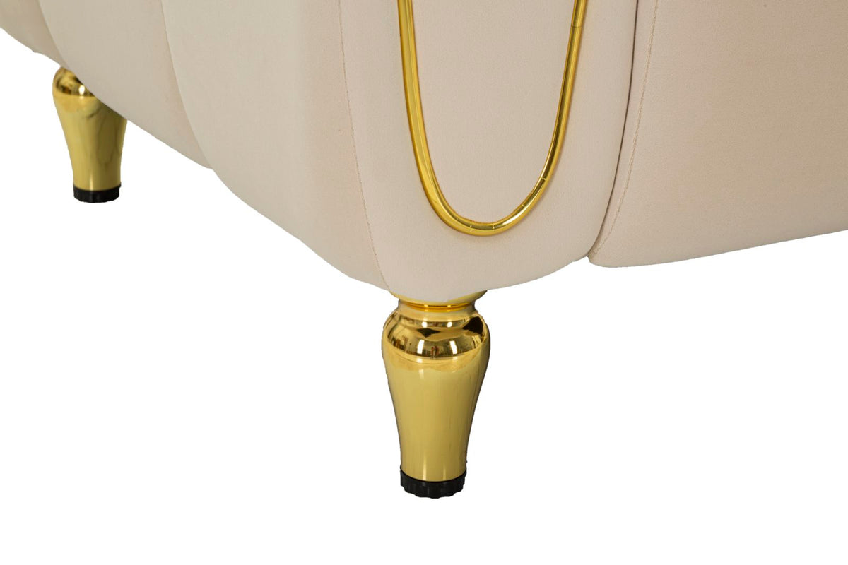 Poltrona alma crema c/cuscino cm 97x81x71