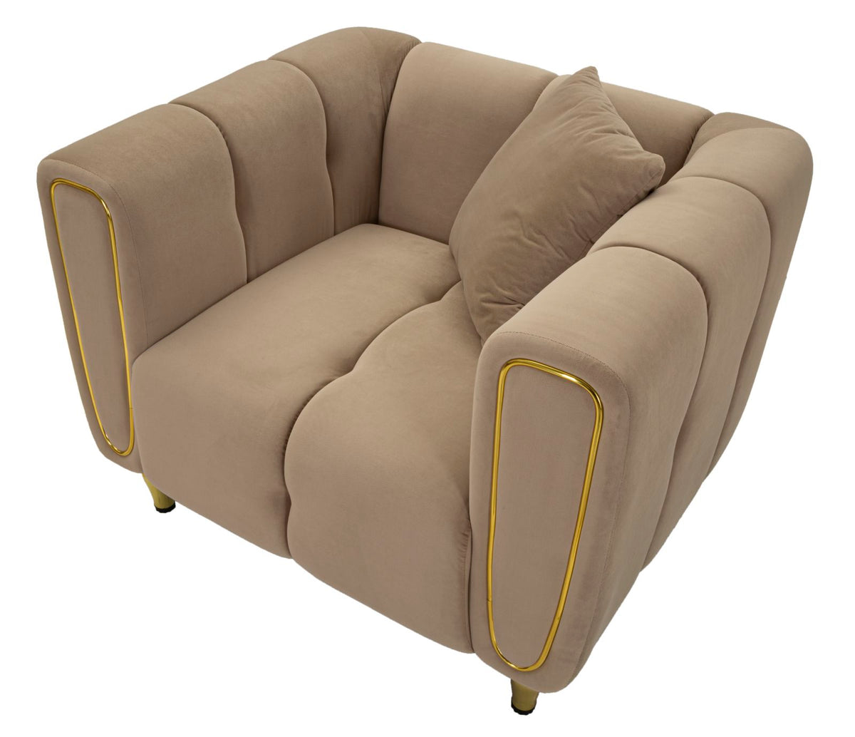 Poltrona alma grigio c/cuscino cm 97x81x71