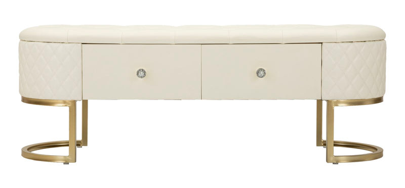 Panca c/cassetti sharon cm 120x40x43