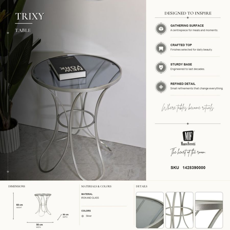 Tavolinetto trixy cm ø 56x68