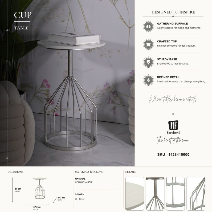 Tavolinetto cup cm ø 37,5x58