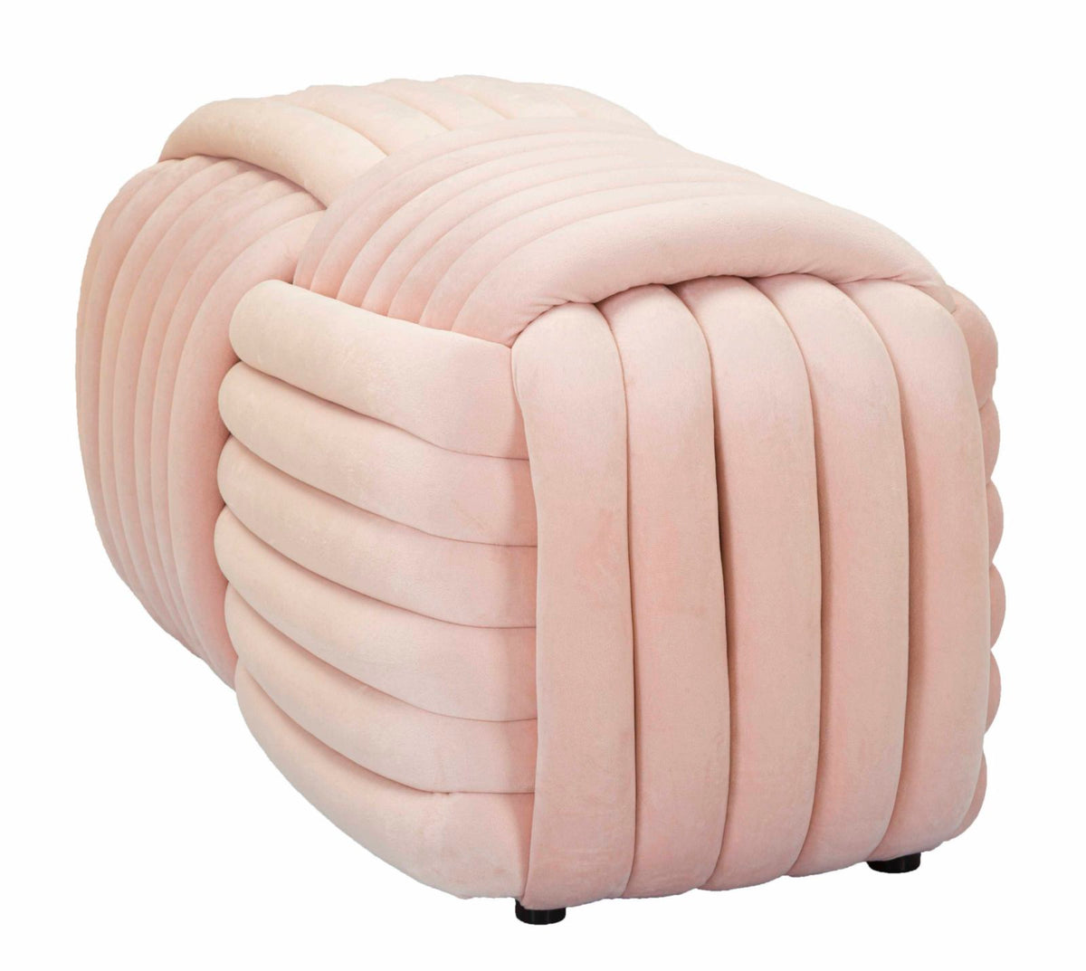 Panca softy rosa cm 90x45x45
