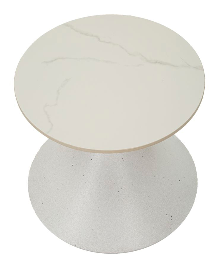 Tavolinetto white cm ø 42x40