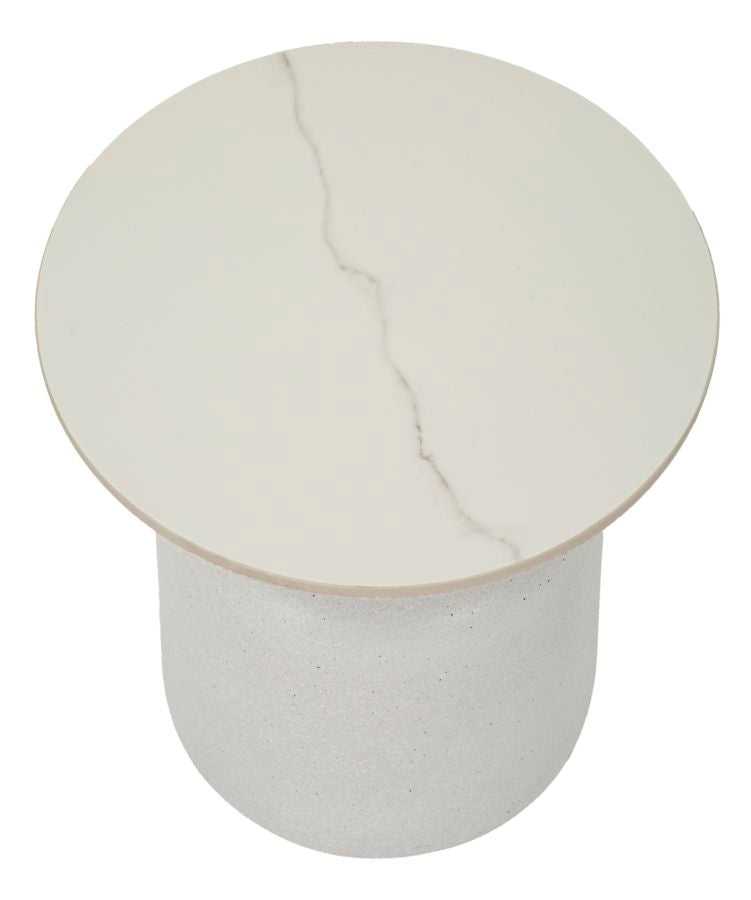 Tavolinetto white fush cm ø 40x47