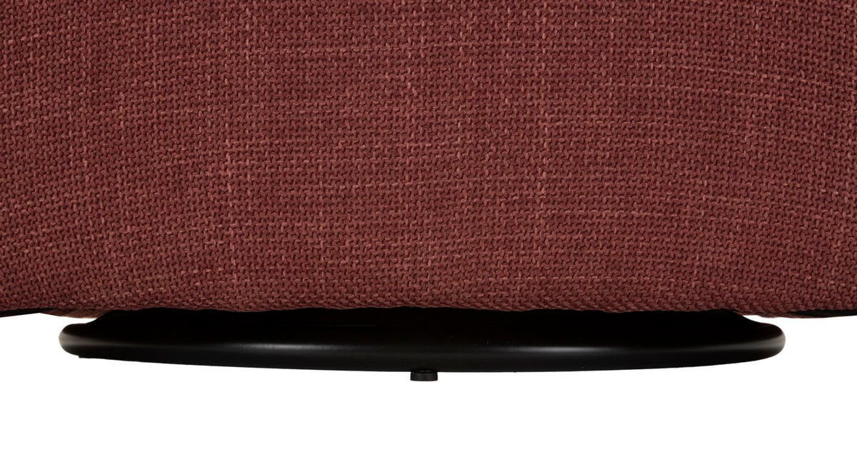 Poltrona girevole siena bordeaux cm 83,5x66x80 (seduta altezza cm 42)