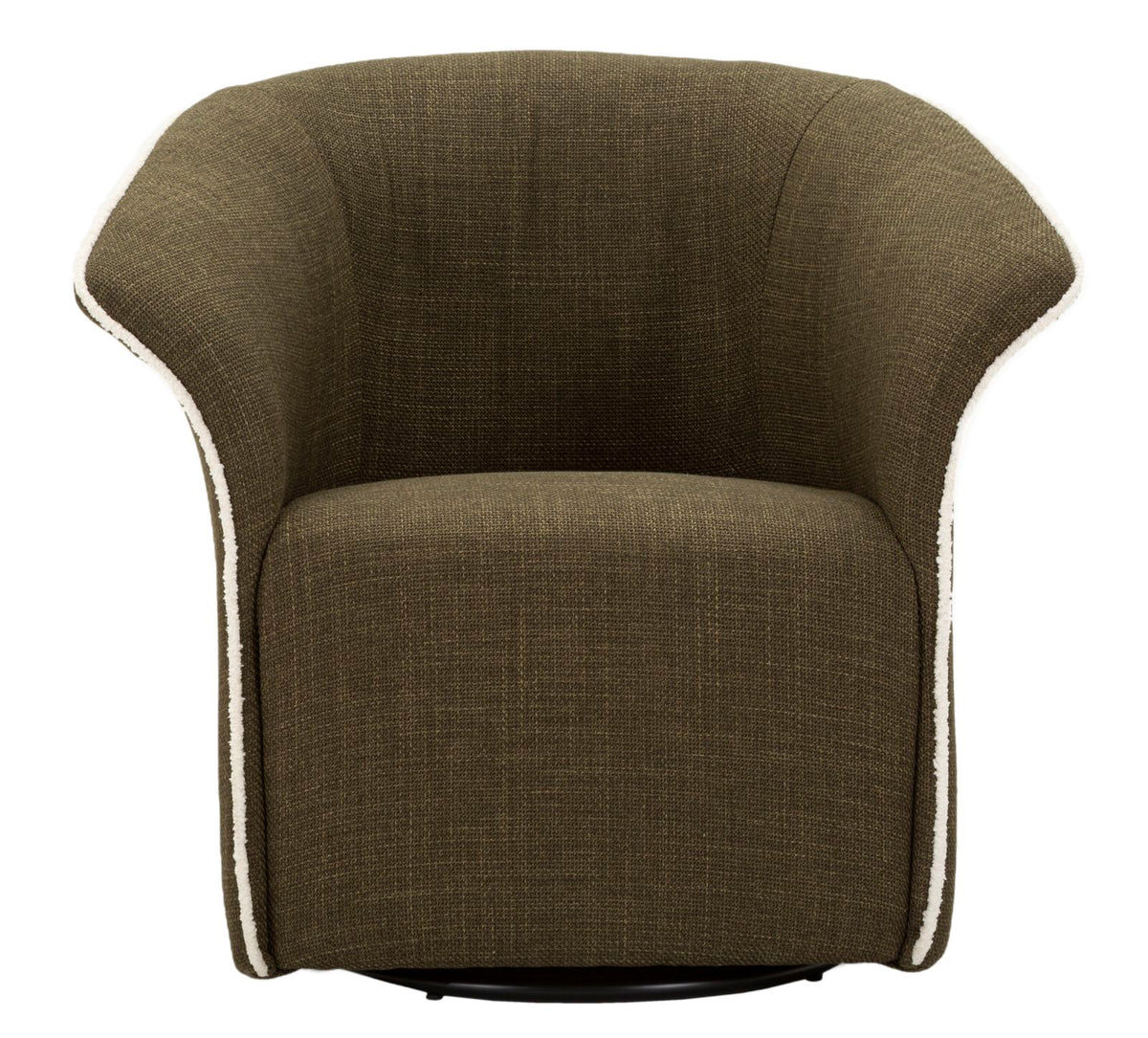 Poltrona girevole siena verde cm 83,5x66x80 (seduta altezza cm 42)