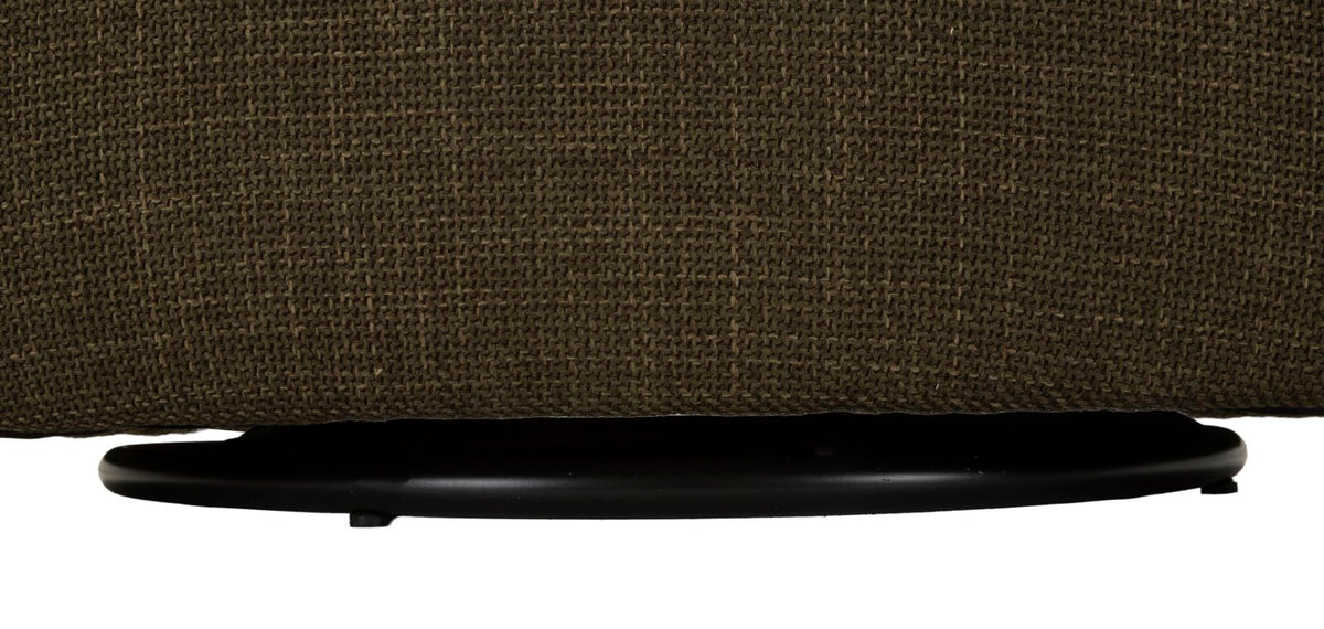 Poltrona girevole siena verde cm 83,5x66x80 (seduta altezza cm 42)
