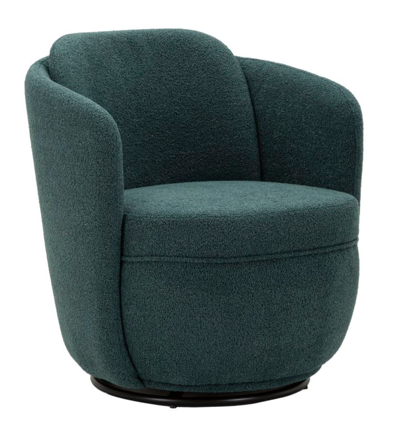 Poltrona girevole torino ottanio cm 70x72x75 (altezza seduta cm 44,5)