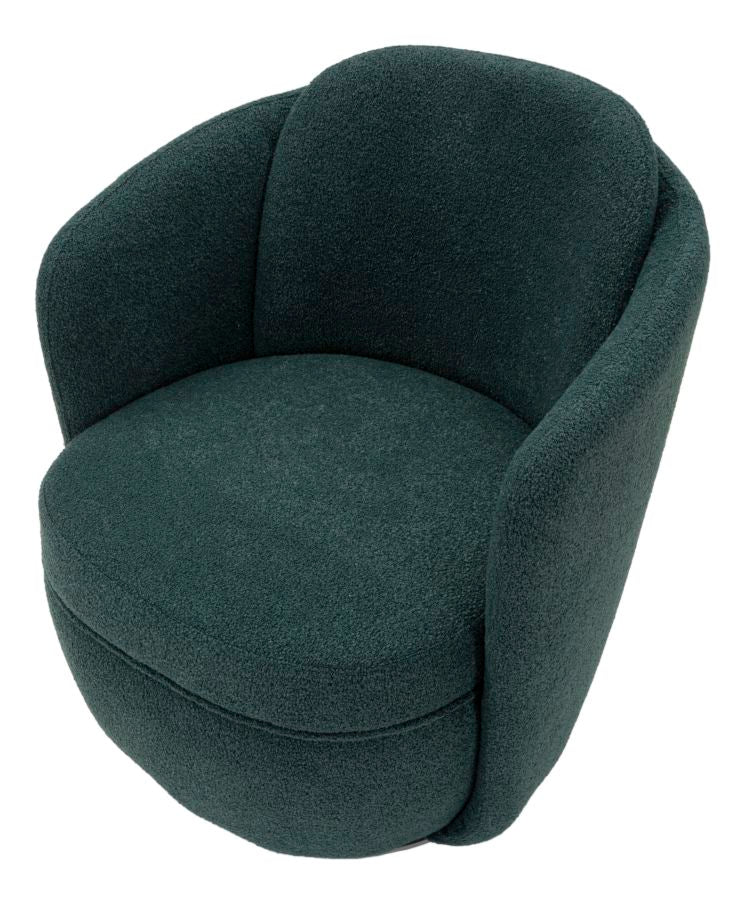 Poltrona girevole torino ottanio cm 70x72x75 (altezza seduta cm 44,5)