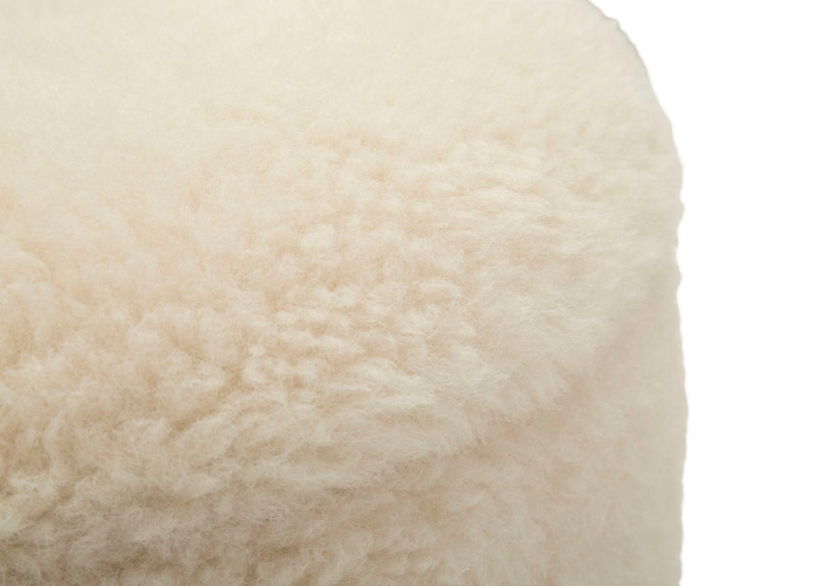Puff c/contenitore saint-moritz crema set 2 pz cm ø 40x47-32x38