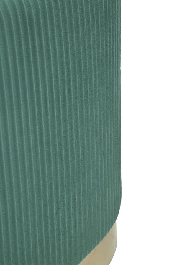 Panca c/contenitore e sgabelli shopy verde set 3 pz cm 80x37x42-29x35