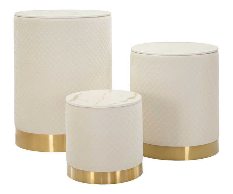Espositore c/contenitore shop set 3 pz cm ø 60x80-50x60-40x40