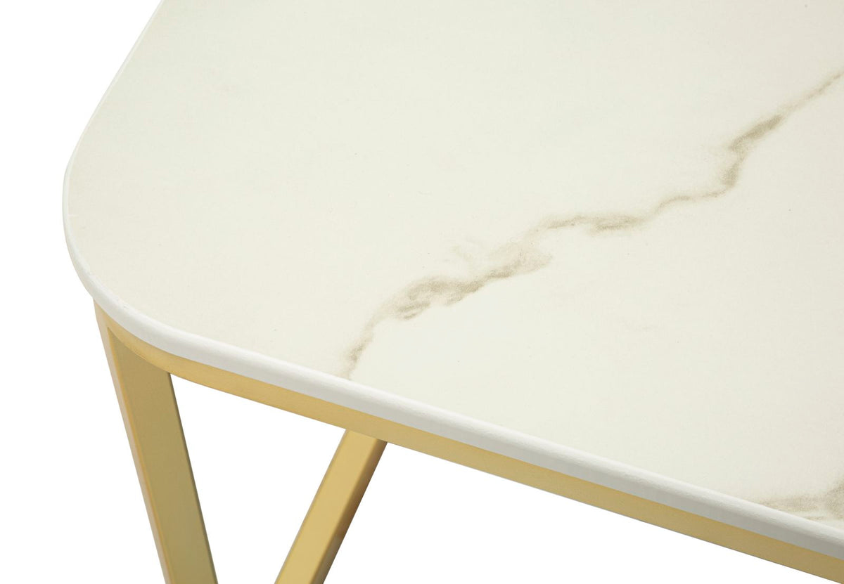Tavoli da caffe' beauty coppia cm 70x70x48-50x50x43,5