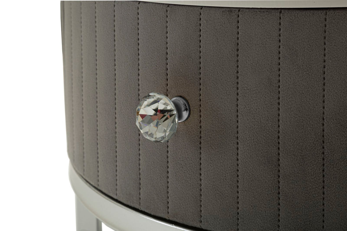 Tavoli da caffe' greys coppia cm ø 70x45-50x40