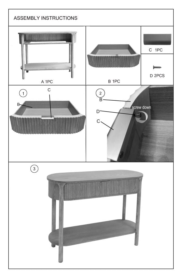 Mauro Ferretti Console Goteborg 110 x 40 x 80 cm