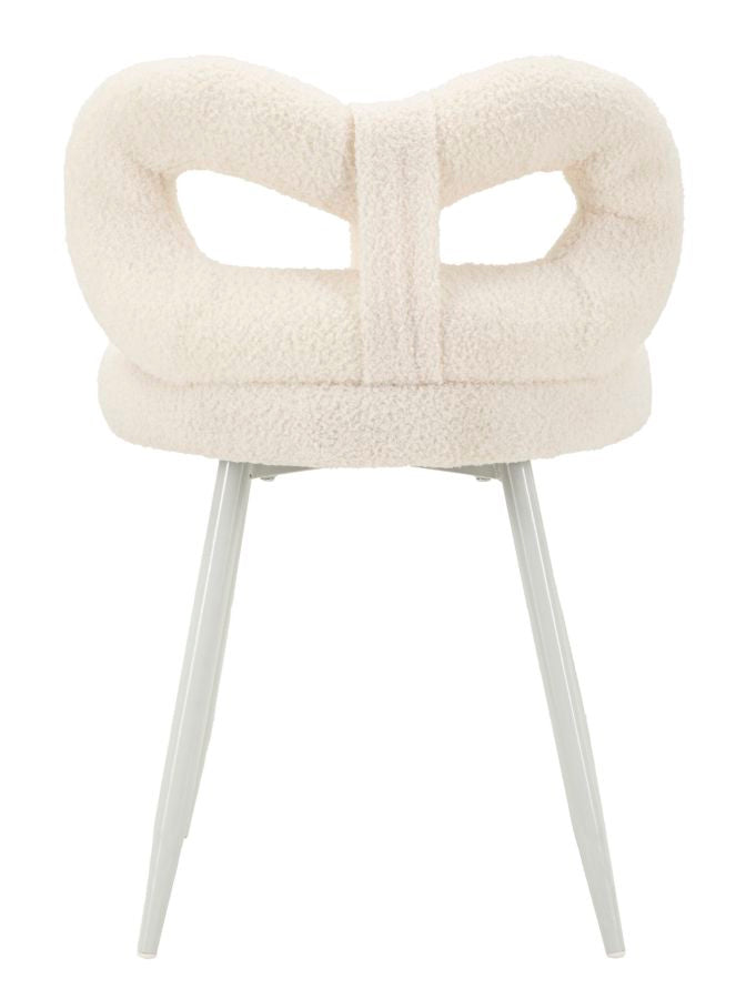 Mauro Ferretti Sedia Mini Ilary Bianca Ø 40 x 67 cm (altezza Seduta 46)